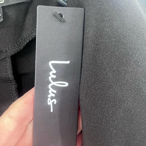 Lulus Winnipeg Black Trench coat black new XS - Picture 5 of 8